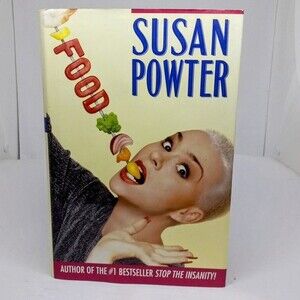 Food Susan Powter-1995-Hard Cover-Dust Jacket-Dieting-Recipes-1st/1st-Very Good